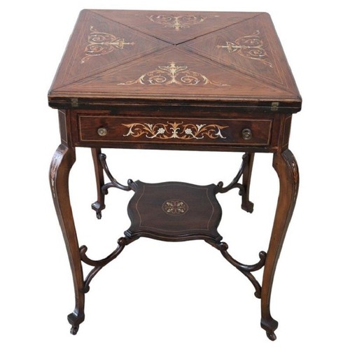 Table jeux marquetée en - marquetée,
