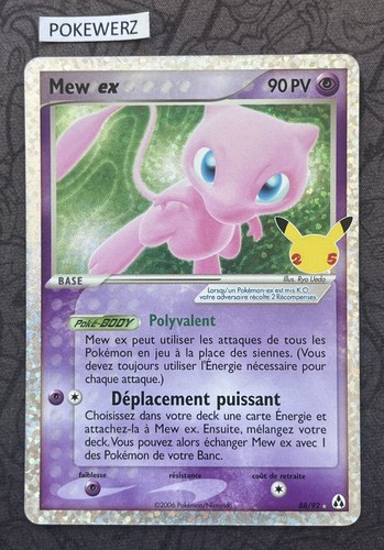 Carte pokémon mew - carte, 88/92