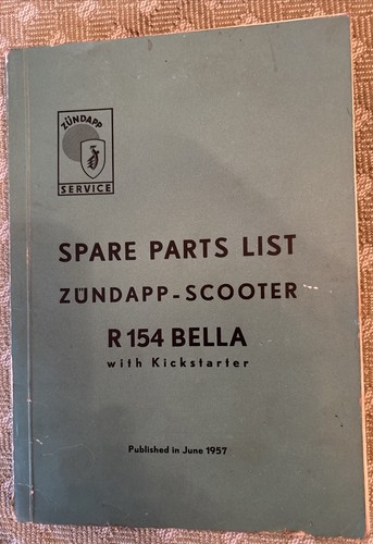 Zundapp bella scooter r154 - zundapp,