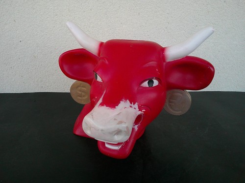 Tirelire publicitaire vache - tirelire, la