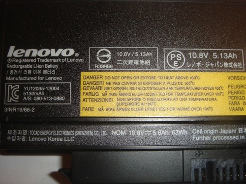 Batterie origine lenovo - batterie, d'origine