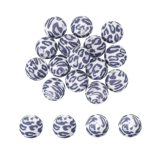Perles silicone rondes - en,