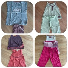 Lot de 3 pyjamas en coton imprimés + 2 débardeurs taille 38/40 marque Etam