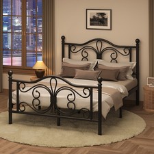 Cadre de lit en métal avec