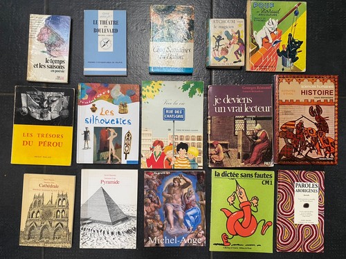 Lot livres scolaire lecture - 15,