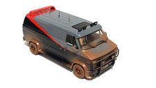 GMC  VANDURA  AGENCE TOUS RISQUES - THE A TEAM - COFFRET HOTWHEELS  ELITE - 1/43