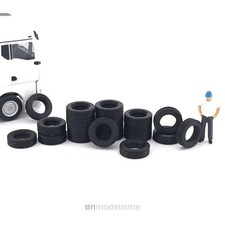 HO Lot 20 Pneus Camion, 1/87