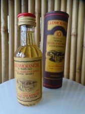mignonnette GLENMORANGIE Scotch Whisky bouteille verre 5 cl + boite