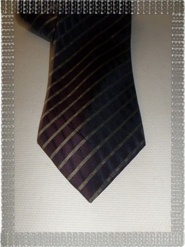Cravate fantaisie marron - c,