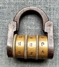 Ancien Cadenas À Rouleaux