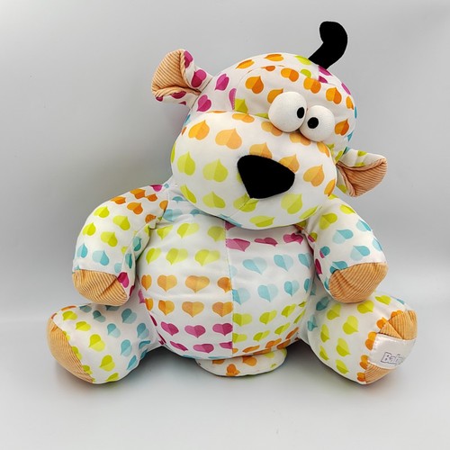 Doudou mousse chien blanc