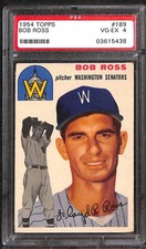 1954 TOPPS #189 Bob Ross PSA 4 VG-EX 03615438 