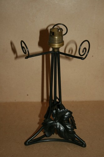 Pied lampe fer forgé - lampe,