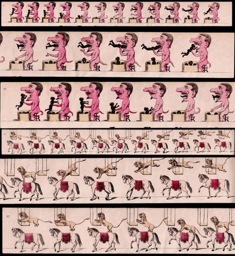 Bande zootrope 1860 1870 - de,