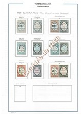 FRANCE  timbres fiscaux "CONNAISSEMENTS" 1872-1967  - Album  à imprimer soi-même