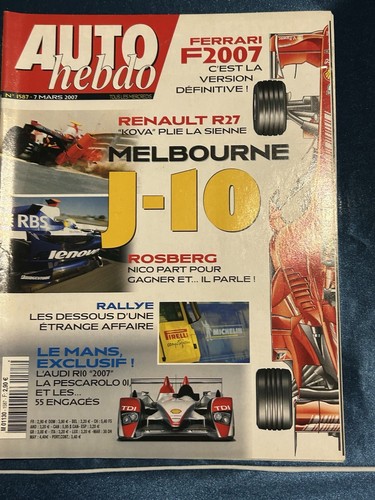 Auto hebdo autohebdo 1587 - auto, du