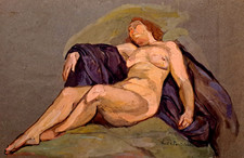 Ancien tableau H/papier