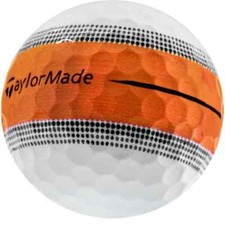 24 MINT TaylorMade Tour Response Orange Stripe AAAAA Used Golf Balls