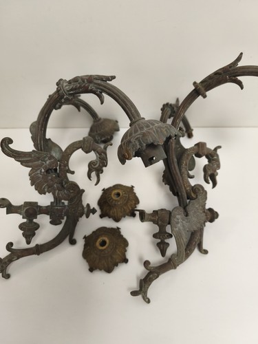 Paire appliques bougeoirs - paire, d'appliques