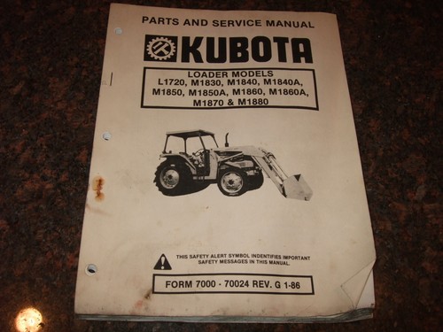 Kubota l1710 m1830 m1840 m1850 - m1840,