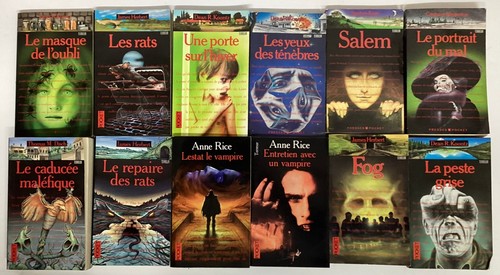 Lot livres terreur - 35,