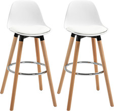 Lot De 2 Tabourets De Bar