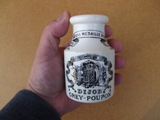 pot à moutarde faience Grey