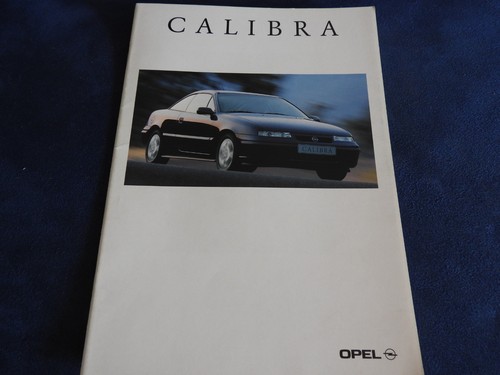 Catalogue opel calibra 1996 - catalogue,