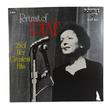 EDITH PIAF - Portrait of Piaf 25 Greatest Hits (1973) EMI UK 2LP EX/VG+