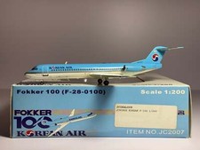 JC Wings 1:200 Korean Air Fokker F-100 HL7217 SkyTeam JC2KAL008