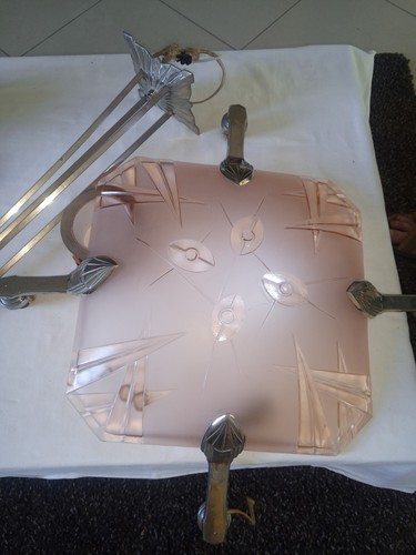 Authentique lustre art deco - lustre,