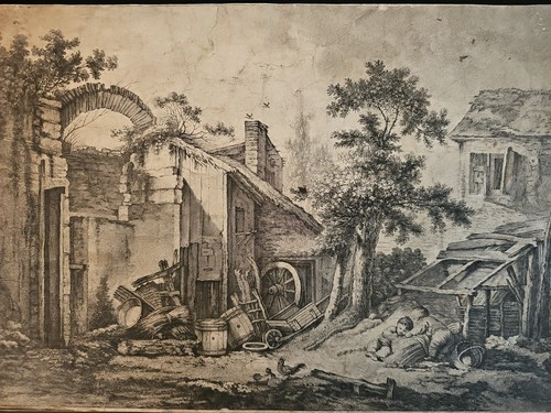 Xviiie gravure ancienne - gravure, la