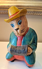 Chat musicien accordéoniste