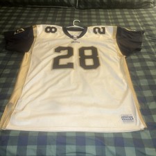 100% Authentic Marshall Faulk St Louis Rams Cosby Authentic Jersey 54 2XL Reebok