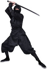 Ninja Costume  Uniform Suit Black Blue Cosplay Halloween Outfit Warrior Gifts