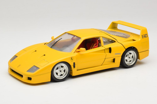 Ferrari f40 jaune bburago - 1:18,