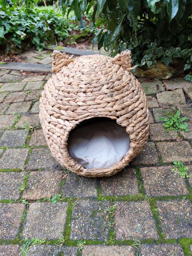 Panier chat osier - panier, de
