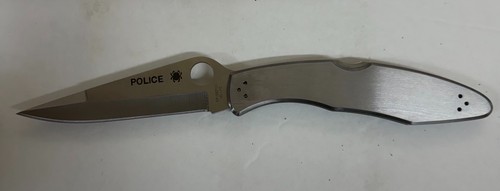 Spyderco police model lockback - model,