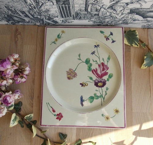 Ancien plat boch - ancien, et