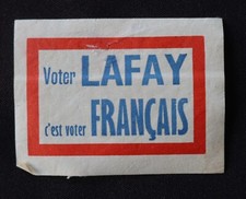 Tract papillon politique 1955