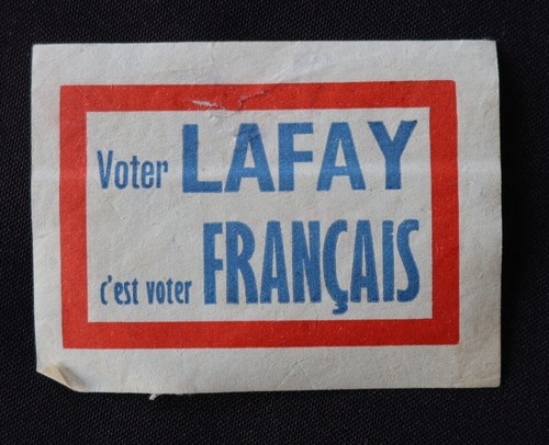Tract papillon politique - , 1955