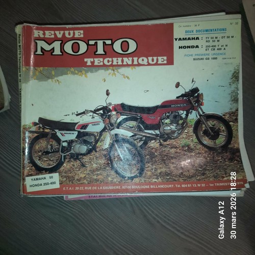 Rtm yamaha ty50 dt50 rd50 - ty50,