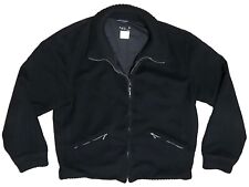 Agnès B. - Rare Black Cashmere Blend Full Zip Blouson Sz. M - Made In France