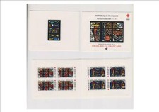 CARNET CROIX ROUGE 1981 FERNAND LEGER VITRAIL DE LA PAIX - DE LA FLAGELLATION