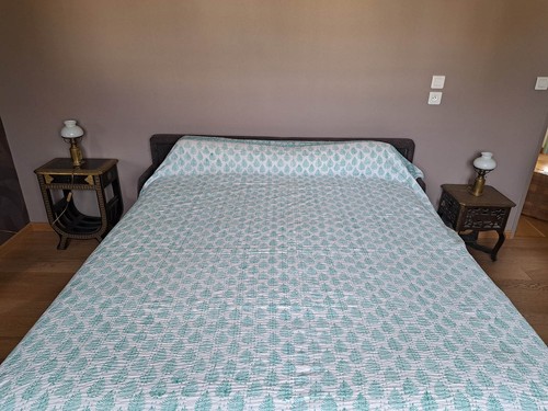 Parrure lit 100 coton - parrure,