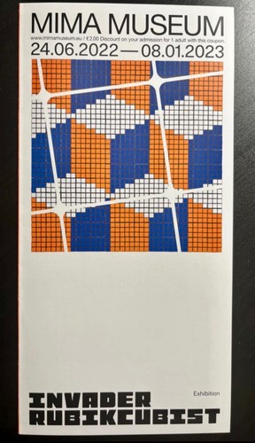 Invader rubikcubist mima - -, @