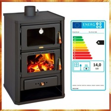 Poêle à bois Cheminée Cuisinière Four Prity FG 14,2kw. ECO DESIGN EEK-A