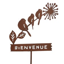 Tuteur déco bienvenue