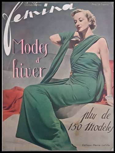 Femina octobre 1936 revue - femina,