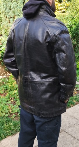 Veste cuir noir marque - veste,